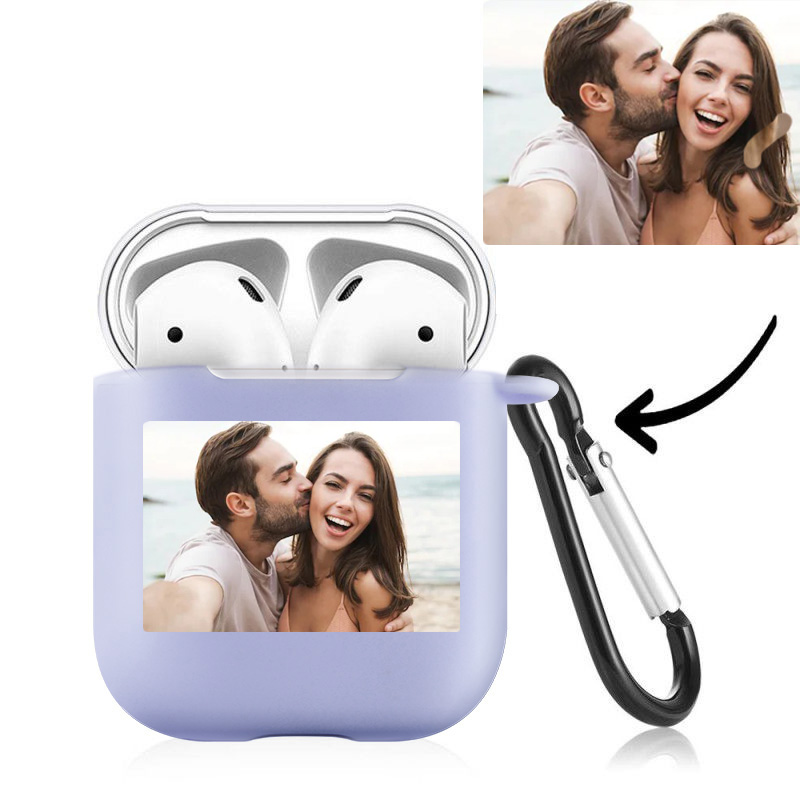 Photo pods Case Gift Earphone Case -Purple