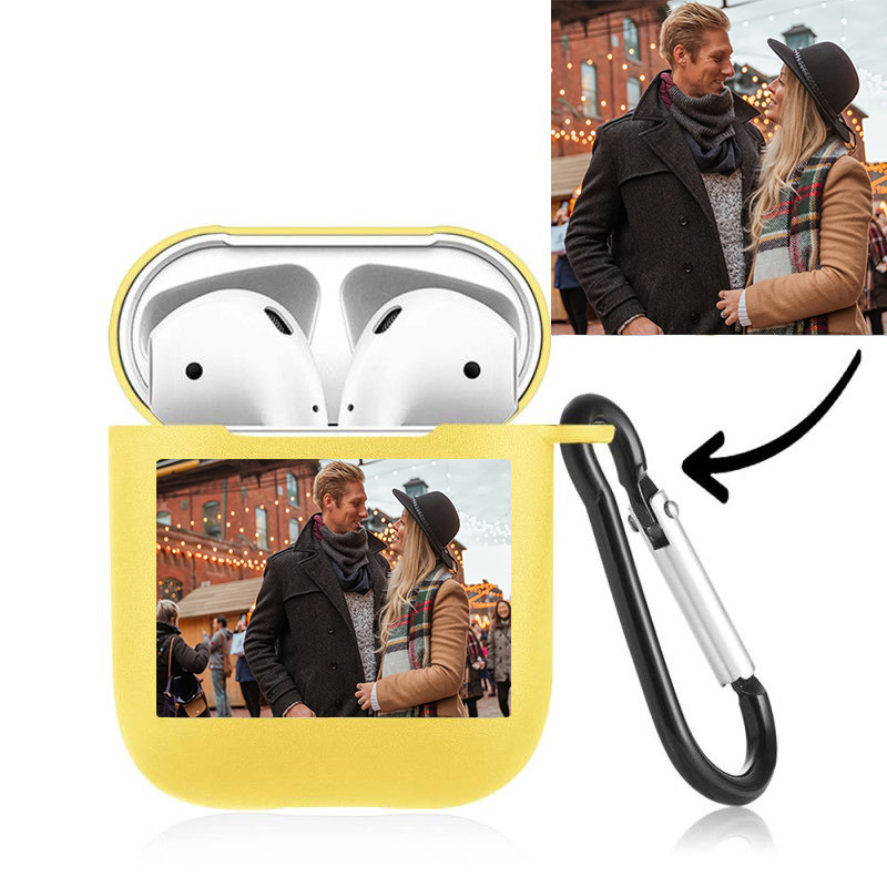 Photo pods Case Gift Earphone Case -Yellow