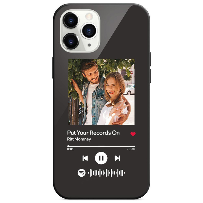 Custom Spotify Plaque Song Iphone Case For Couple