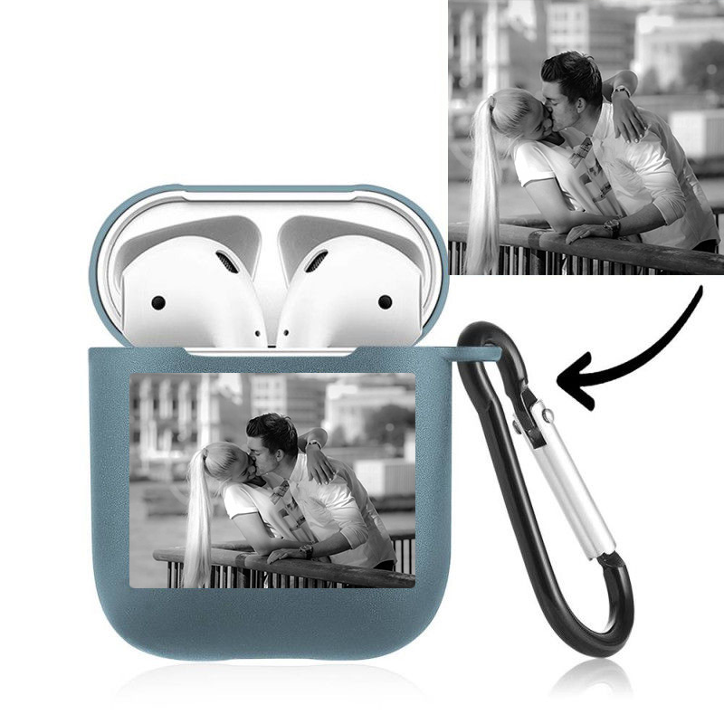 Photo pods Case Gift Earphone Case-Blue